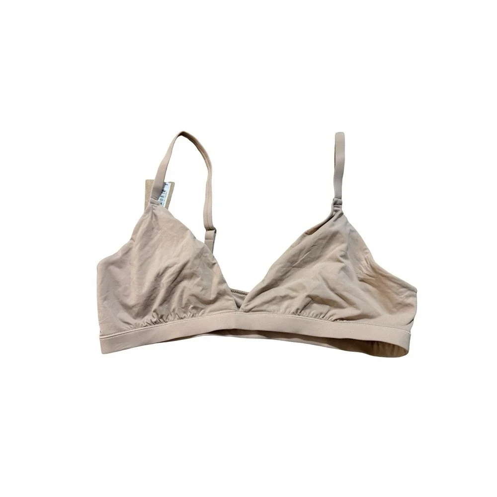 Skims Fits Everybody Triangle Bralette - Mica - XL - NWT - Picture 3 of 5